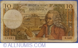 Image #1 of 10 Francs 1973 (4. I.)