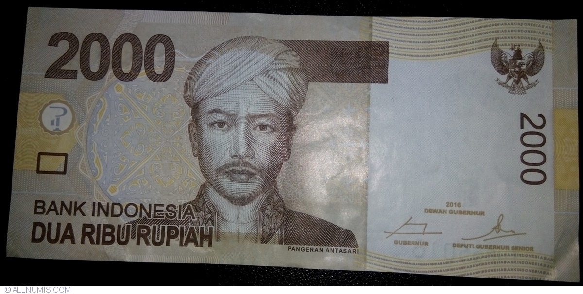 148f INDONESIA 2015 UNC 2000 Rupiah Banknote Paper Money Bill P