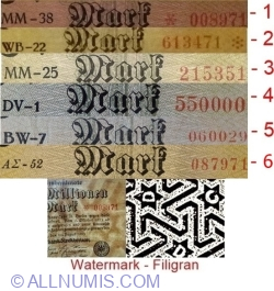 10 Millionen (10,000,000) Mark 1923 (22. VIII.) - 2