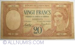 20 Franci ND (1926 - 1938)