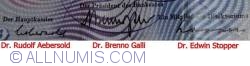 20 Franken 1973 (7. III.) - semnături Dr. Rudolf Aebersold / Dr. Breno Galli / Dr. Edwin Stopper