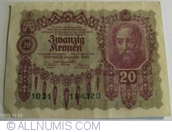 20 Kronen 1922 (2. I.)