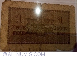 Image #2 of 1 Reichsmark ND(1940-1945) - two digits serial prefix