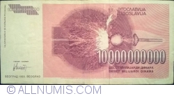 Image #2 of 10 000 000 000 Dinari 1993