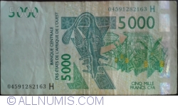 Image #1 of 5000 Francs 2003/(20)04