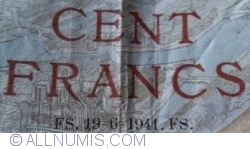 100 Franci 1941 (19. VI.)