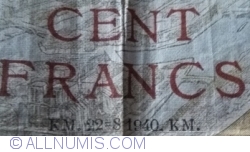 100 Francs 1940 (22. VIII.)