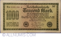 Image #1 of 1000 Mark 1922 (15. IX.) - 5