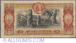 Image #2 of 10 Pesos Oro 1974 (20. VII.)