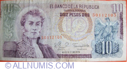 10 Pesos Oro 1979 (7. VIII.)