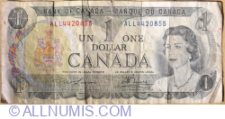 Image #1 of 1 Dollar 1973 - signatures Lawson / Bouey