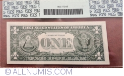 Image #2 of 1 Dolar 1963A - L - bancnotă cu „stea” (bancnotă de înlocuire)