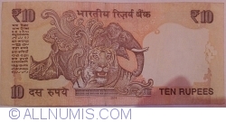 Image #2 of 10 Rupees 2014 - M
