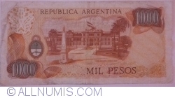Image #2 of 1000 Pesos ND (1976-1983) - signatures Enrique José Porta / Adolfo César Diz