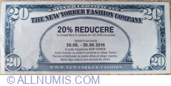 NEWYORKER - 20% reducere (2016)