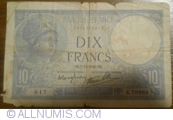 Image #1 of 10 Francs 1940 (7. XI.)