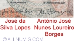 50 Escudos 1964 (28. II.) - Signatures José da Silva Lopes/ António José Nunes Loureiro Borges