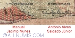 50 Escudos 1964 (28. II.) - Signatures Manuel Jacinto Nunes/  António Alves Salgado Júnior