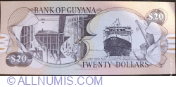 Image #2 of 20 Dollars ND (1996) - semnături Lawrence Williams / Ashni Singh
