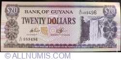 20 Dollars ND (1996) - signatures Lawrence Williams / Ashni Singh