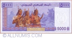 Image #2 of 5000 Francs ND (2002)