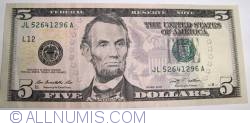 Image #1 of 5 Dolari 2009 - L