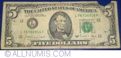 Image #1 of 5 Dollars 1988A - L