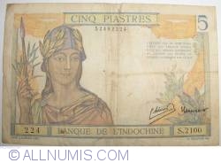 Image #1 of 5 Piastres ND(1946)