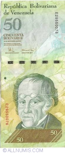 Image #1 of 50 Bolivares 2008 (19. XII.)