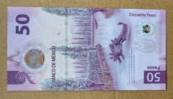 50 Pesos 2021 (31.03) - semnături Alejandro Diaz de Leon Carillo / Alejandro Alegre Rabiela