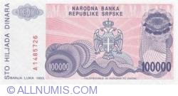 100,000 Dinara 1993