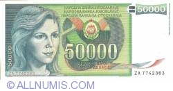 Image #1 of 50,000 Dinara 1988 Replacement note