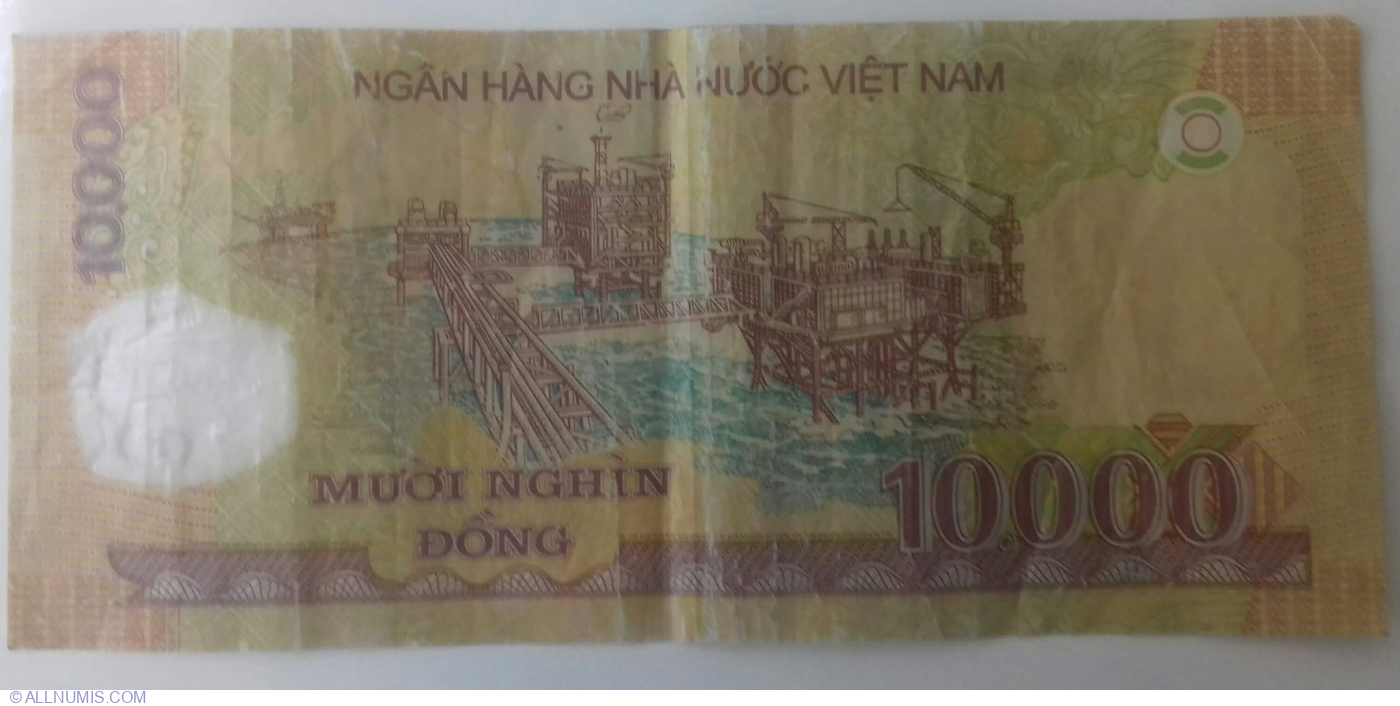 Vietnam Viet Nam 10000 10,000 Dong Polymer 2011-2020 UNC P-119 Banknotes 