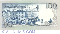 Image #2 of 100 Escudos 1984 (30. I.) - semnături Manuel Jacinto Nunes / Walter Waldemar Pego Marques