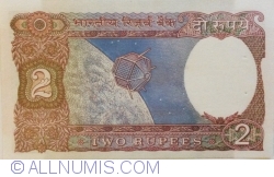 Image #2 of 2 Ruppes ND(1976-) - Signature R. N. Malhotra