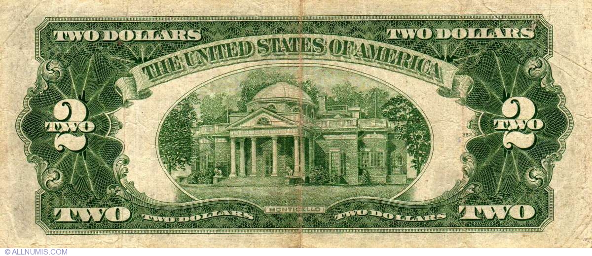 ✯1928-1963 Two Dollar Note Red Seal ✯$2 Bill G-AU✯Old Paper Estate Lot Currency✯