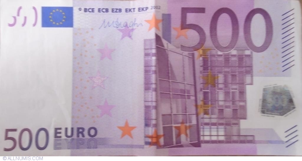 500 Euro 2002 - N (Austria), 2002 Issue - 500 Euro (Signature