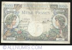 Image #1 of 1000  Francs 1940  (28. XI.)