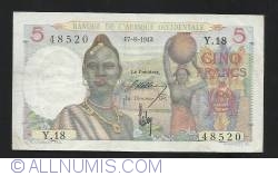Image #1 of 5  Francs  1943  (17. VIII.)