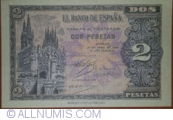 Image #1 of 2 pesetas 1938 (2. IV.) - Reproducere