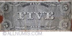 Image #2 of 5 Dollars 1861 - Counterfeit