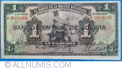 Image #1 of 1 Boliviano ND (1929)