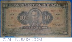 Image #1 of 10 Bolivianos L.1928