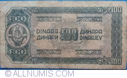 Image #2 of 100 Dinari ND(1944)