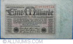 1 Milliarde (1 000 000 000) Mark 1923 (5. IX.)