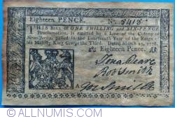 Image #1 of 18 Pence 1776 (25. III.)