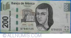 Image #1 of 200 Pesos 2011 (12. IX.) - Serie AH