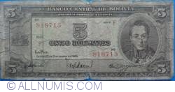 5 Bolivianos L.1945