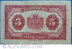 Image #2 of 5 Francs ND (1944)