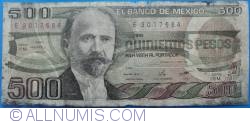 Image #1 of 500 Pesos 1984 (7. VIII.) - Serie EM